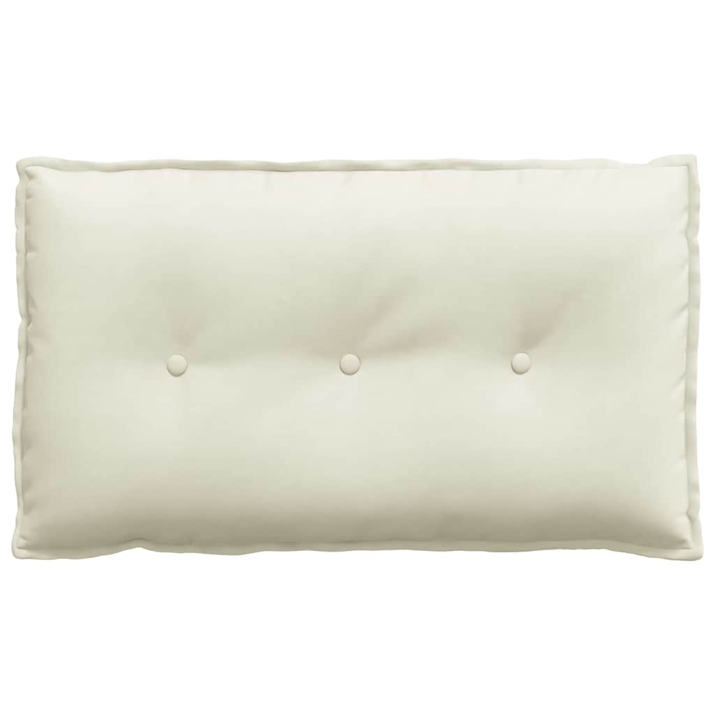 Rückenkissen Creme 80 x 50 cm Cordstoff