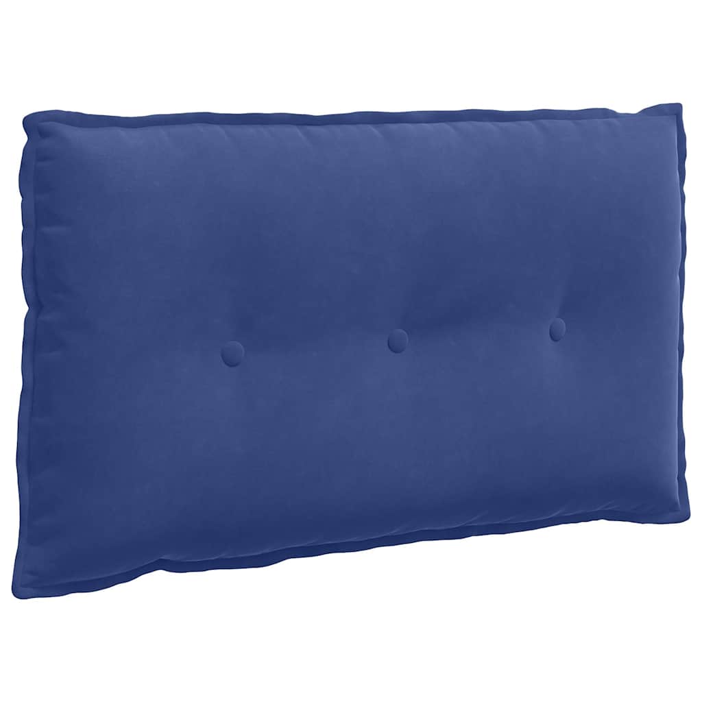 Rückenkissen Polizeiblau 80 x 50 cm Cordstoff