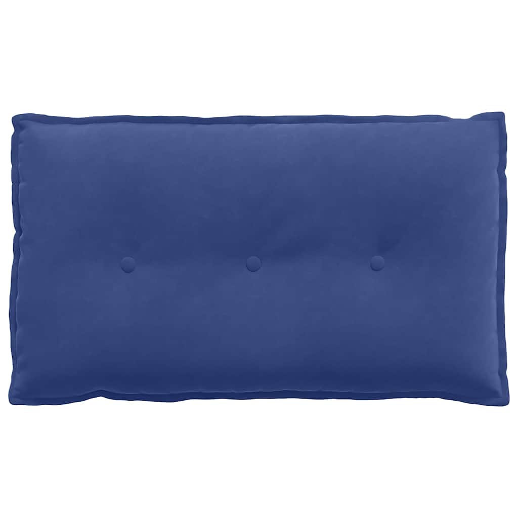 Rückenkissen Polizeiblau 80 x 50 cm Cordstoff