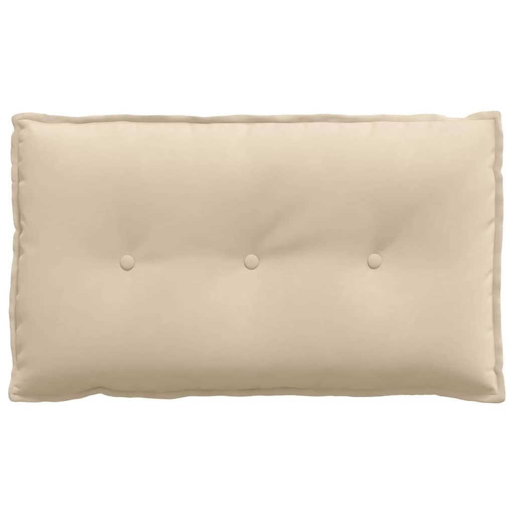 Rückenkissen Creme 80 x 50 cm Mikrofaserstoff