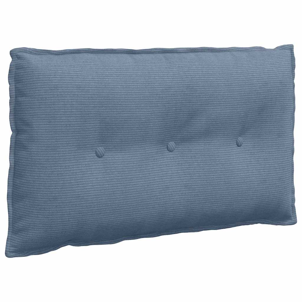 Rückenkissen Blau 80 x 50 cm Cordstoff