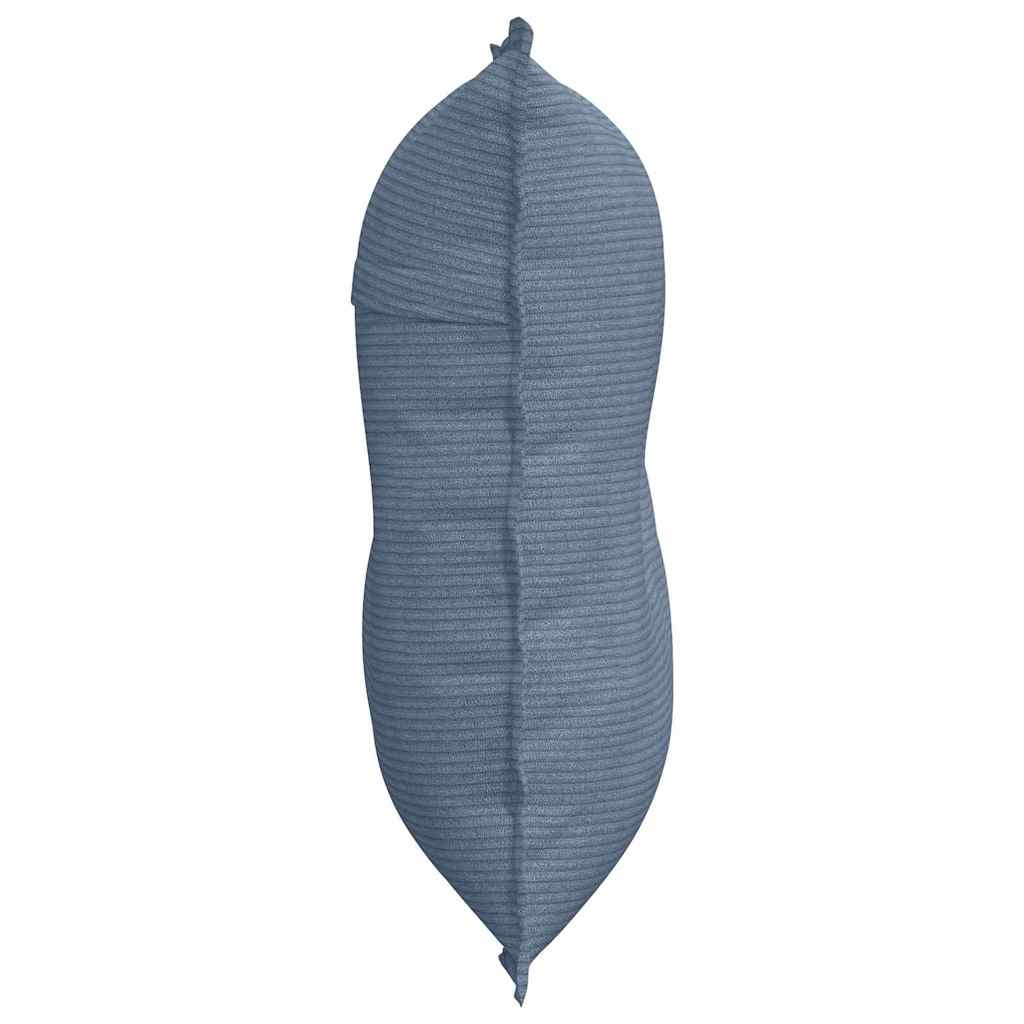 Rückenkissen Blau 80 x 50 cm Cordstoff
