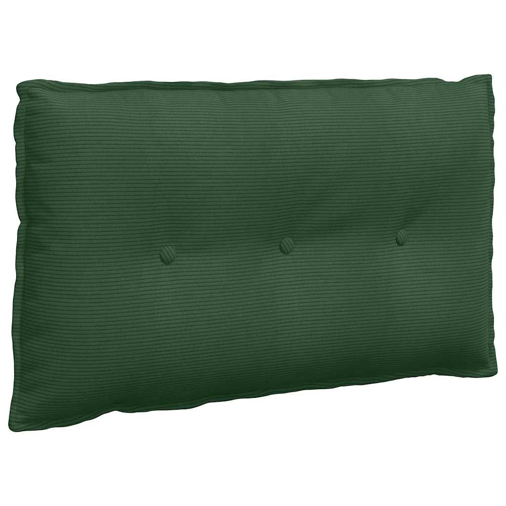 Rückenkissen Dschungelgrün 80 x 50 cm Cordstoff