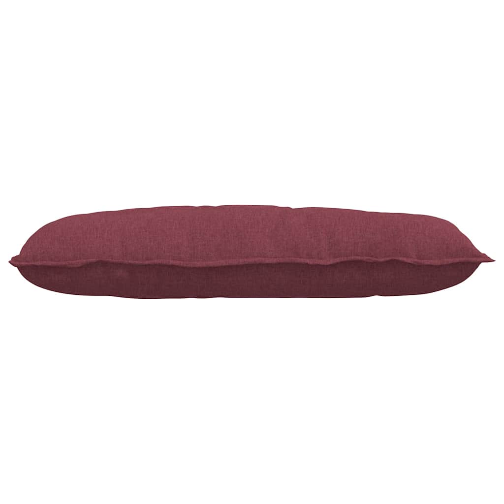 Rückenkissen Weinrot 100 x 19 x 50 cm Stoff