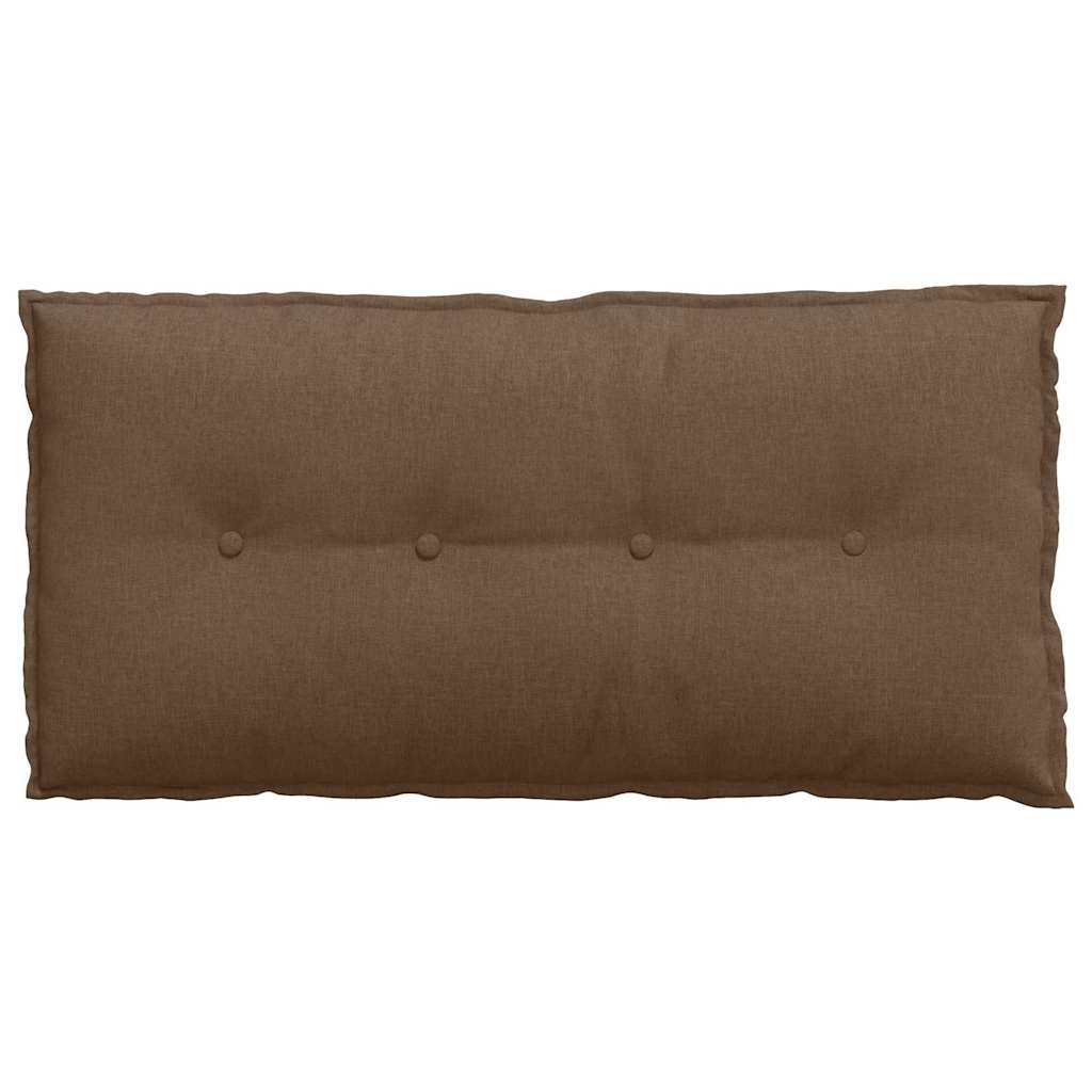 Rückenkissen Braun 100 x 19 x 50 cm Stoff