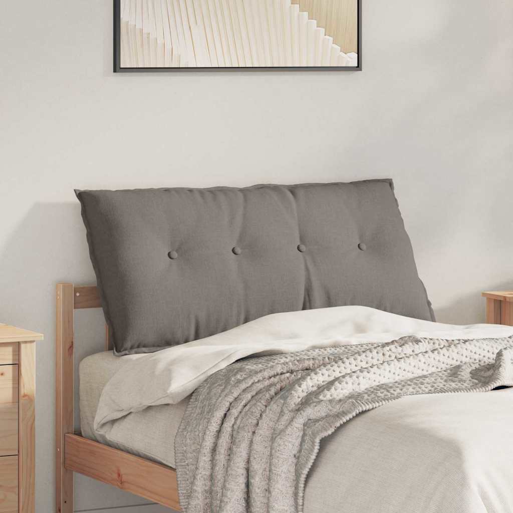 Rückenkissen Taupe 100 x 19 x 50 cm Stoff