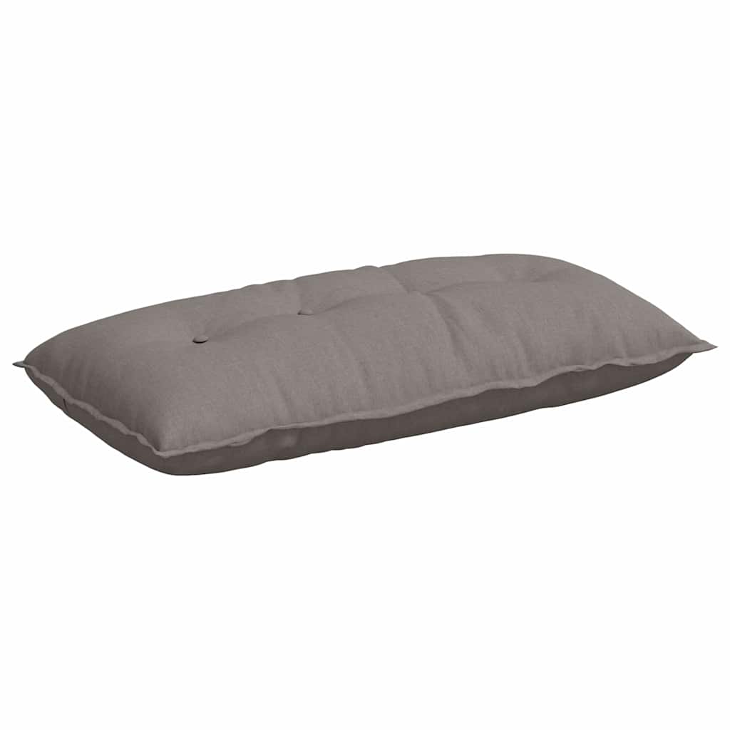 Rückenkissen Taupe 100 x 19 x 50 cm Stoff
