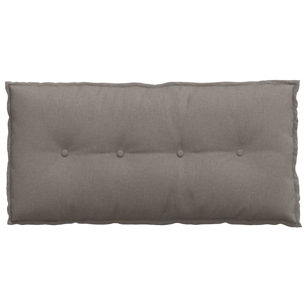 Rückenkissen Taupe 100 x 19 x 50 cm Stoff