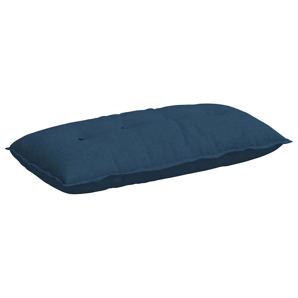 Rückenkissen Blau 100 x 19 x 50 cm Stoff