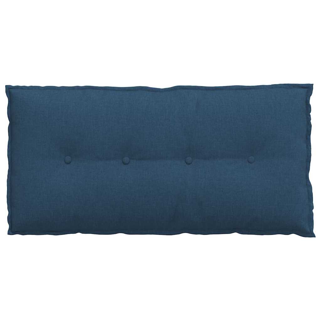 Rückenkissen Blau 100 x 19 x 50 cm Stoff