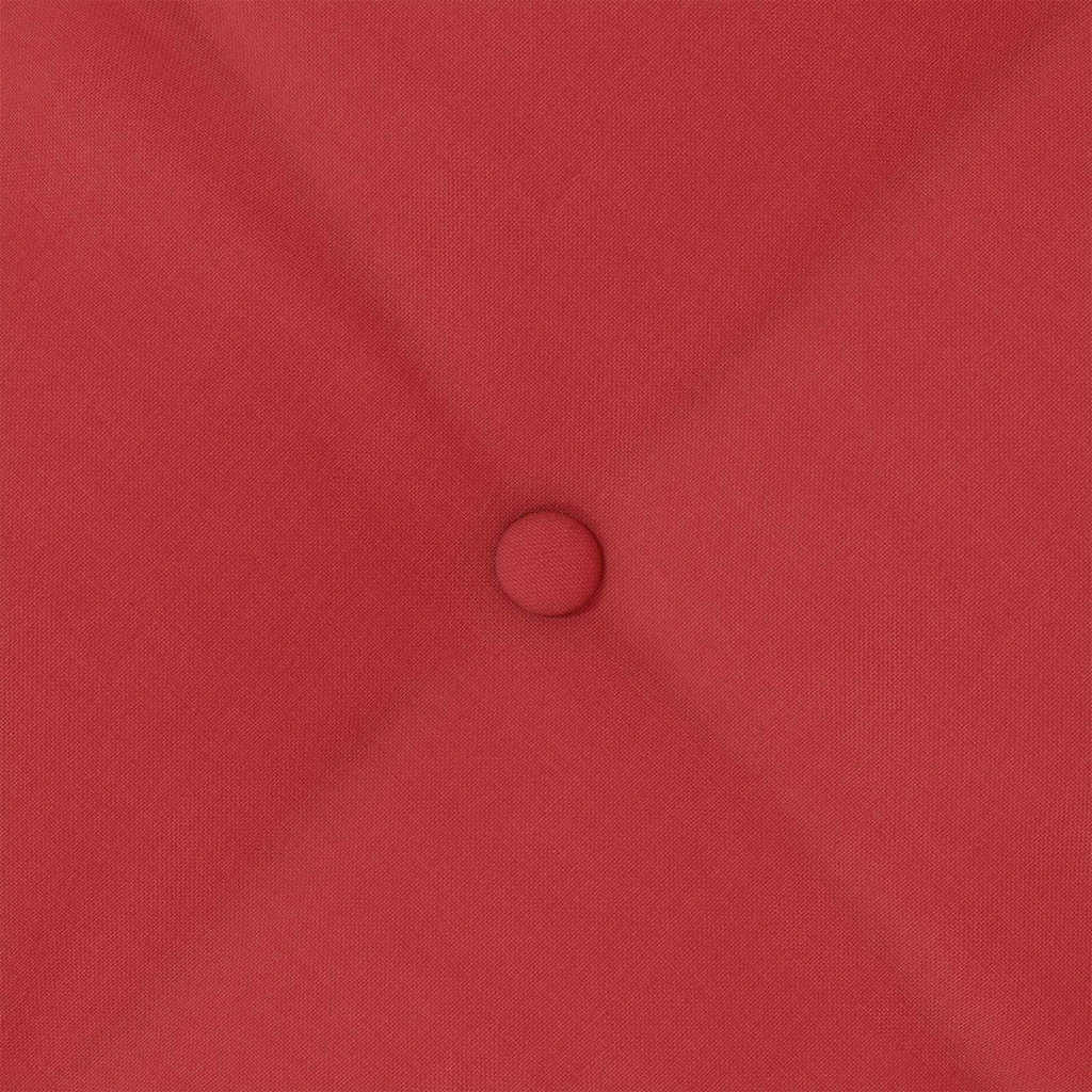 Rückenkissen Rot 100 x 19 x 50 cm Stoff