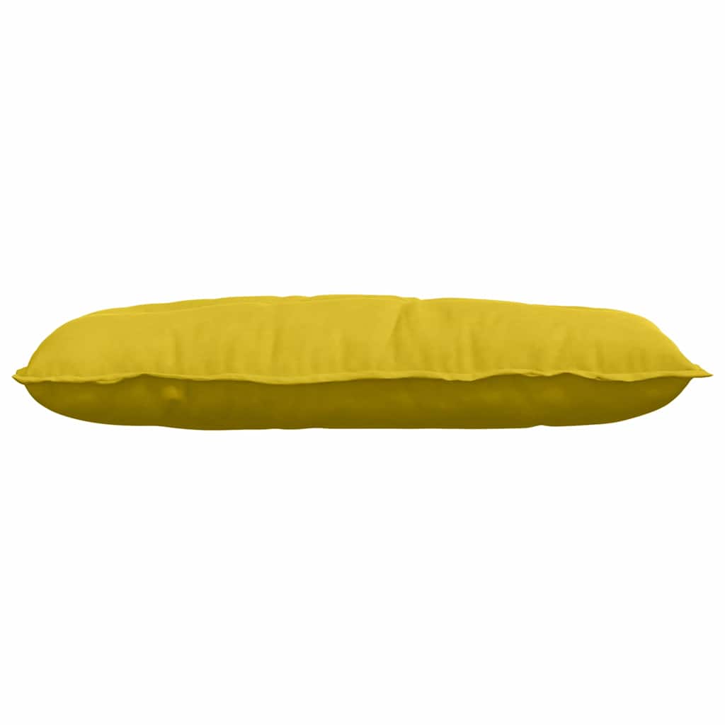 Rückenkissen Gelb 100 x 50 cm Cordstoff