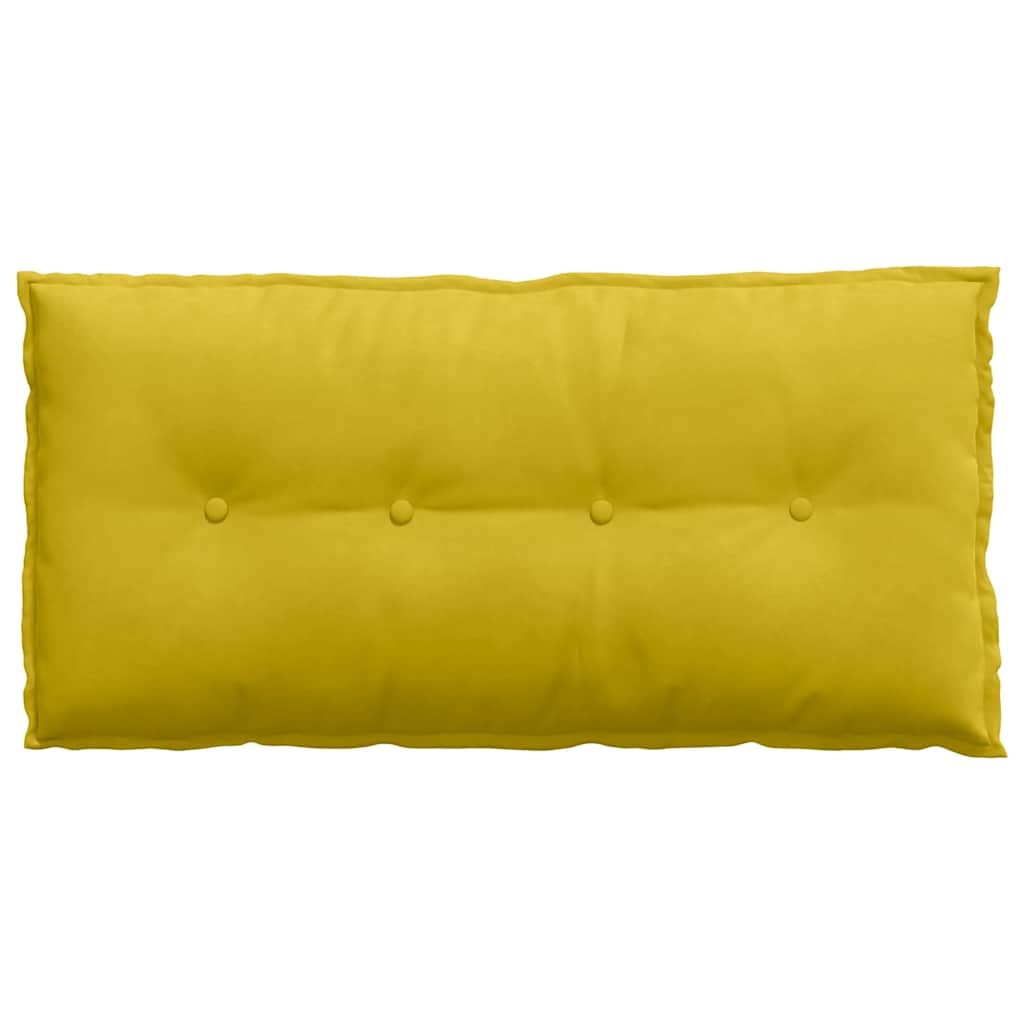 Rückenkissen Gelb 100 x 50 cm Cordstoff