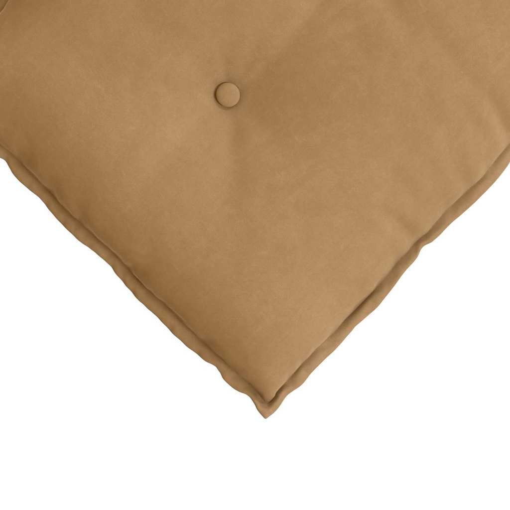 Rückenkissen Braun 100 x 50 cm Cordstoff