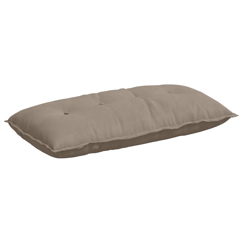 Rückenkissen Taupe 100 x 50 cm Mikrofaserstoff