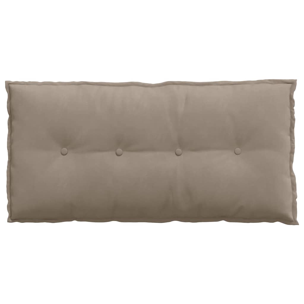 Rückenkissen Taupe 100 x 50 cm Mikrofaserstoff
