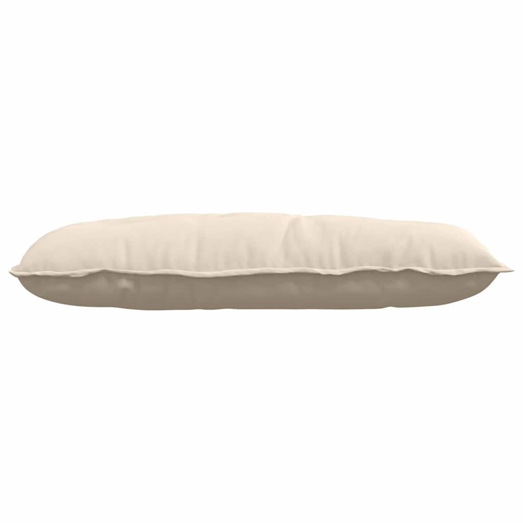 Rückenkissen Beige 100 x 50 cm Mikrofaserstoff