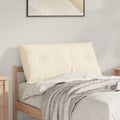 Rückenkissen Creme 100 x 50 cm Cordstoff