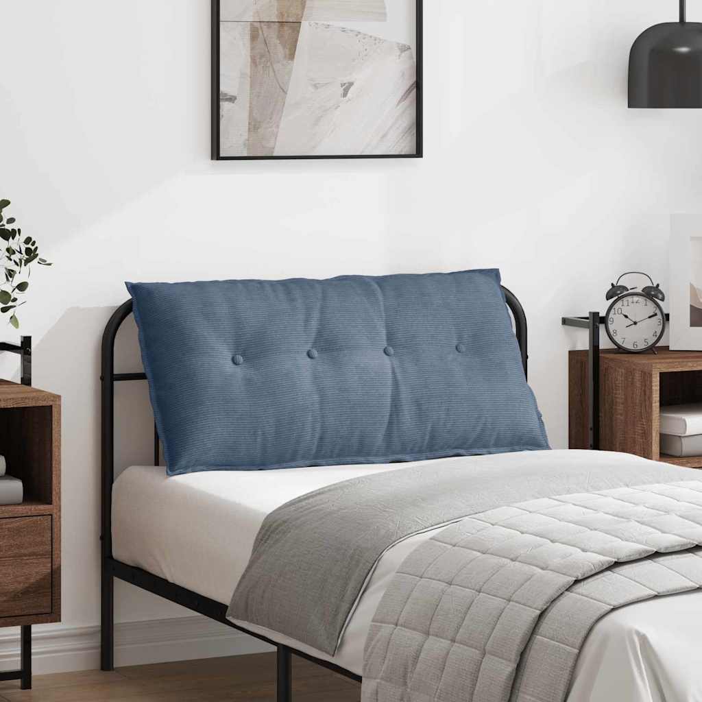 Rückenkissen Blau 100 x 50 cm Cordstoff