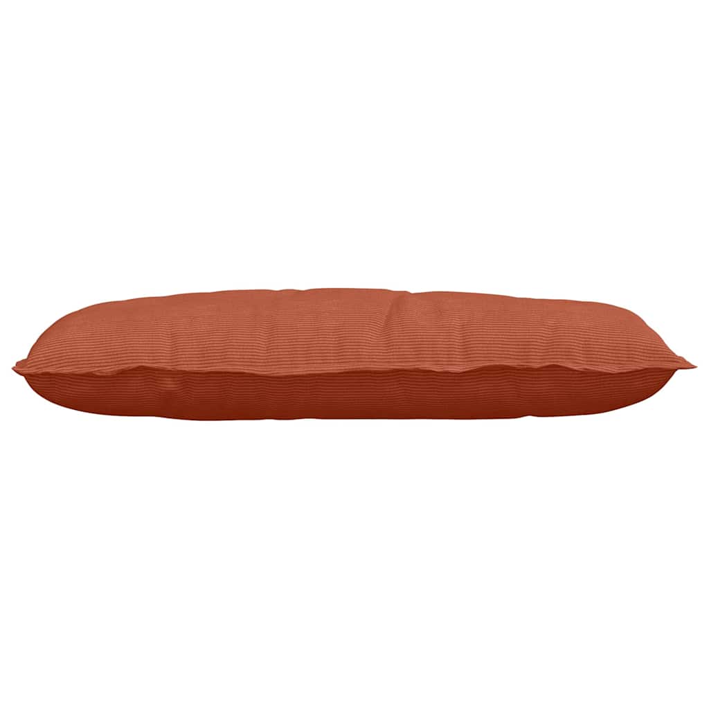 Rückenkissen Rot-Orange 100 x 50 cm Cordstoff