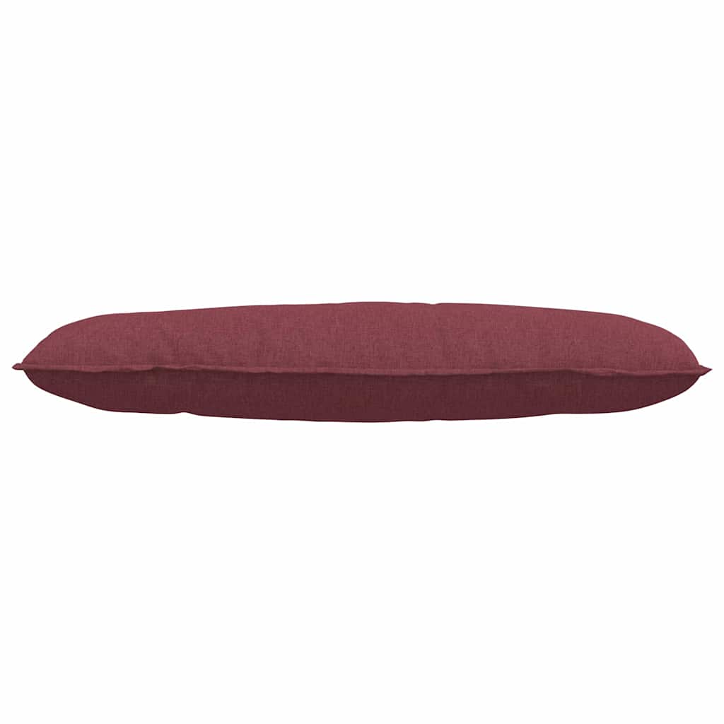 Rückenkissen Weinrot 120 x 19 x 50 cm Stoff