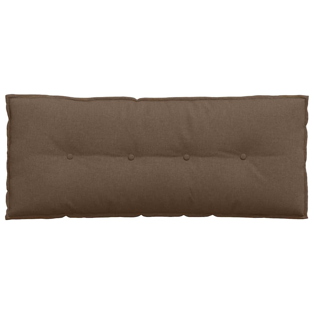 Rückenkissen Braun 120 x 19 x 50 cm Stoff