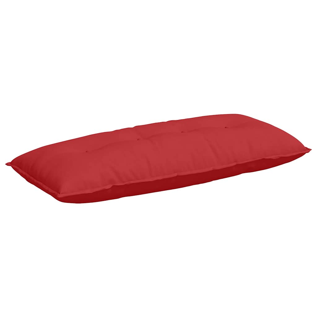 Rückenkissen Rot 120 x 19 x 50 cm Stoff