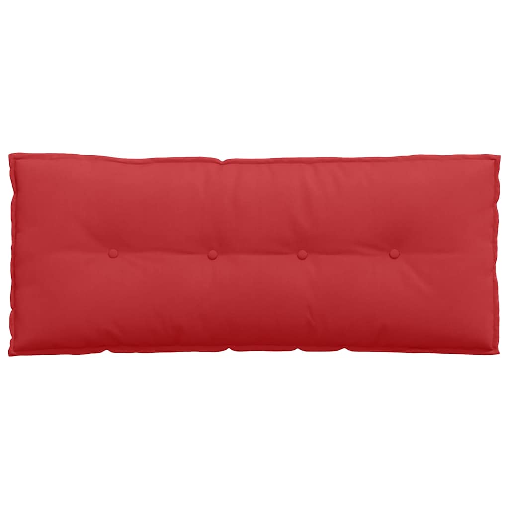 Rückenkissen Rot 120 x 19 x 50 cm Stoff