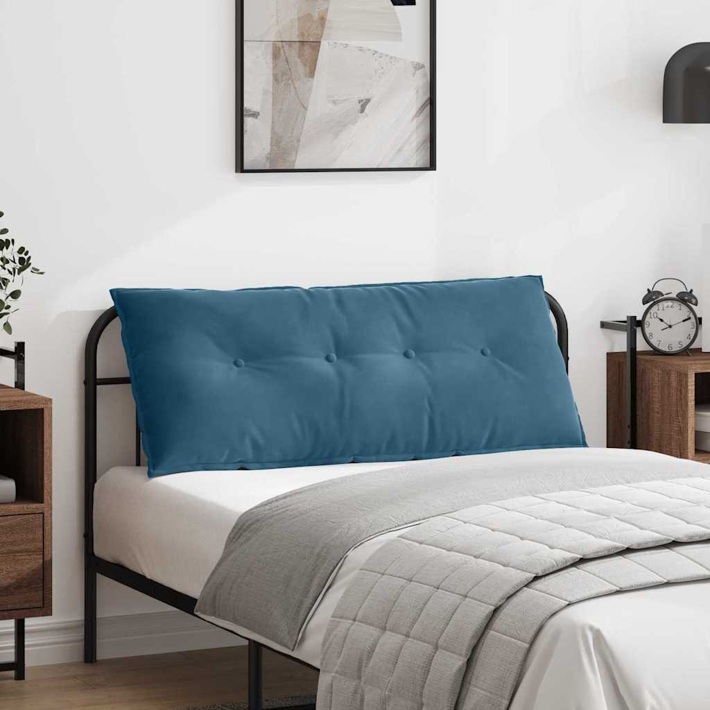 Rückenkissen Blau 120 x 50 cm Cordstoff