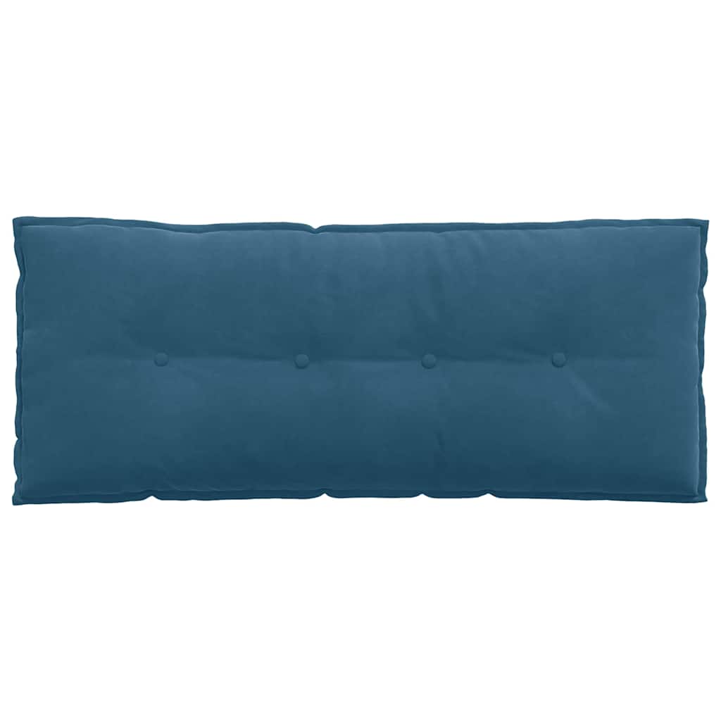 Rückenkissen Blau 120 x 50 cm Cordstoff