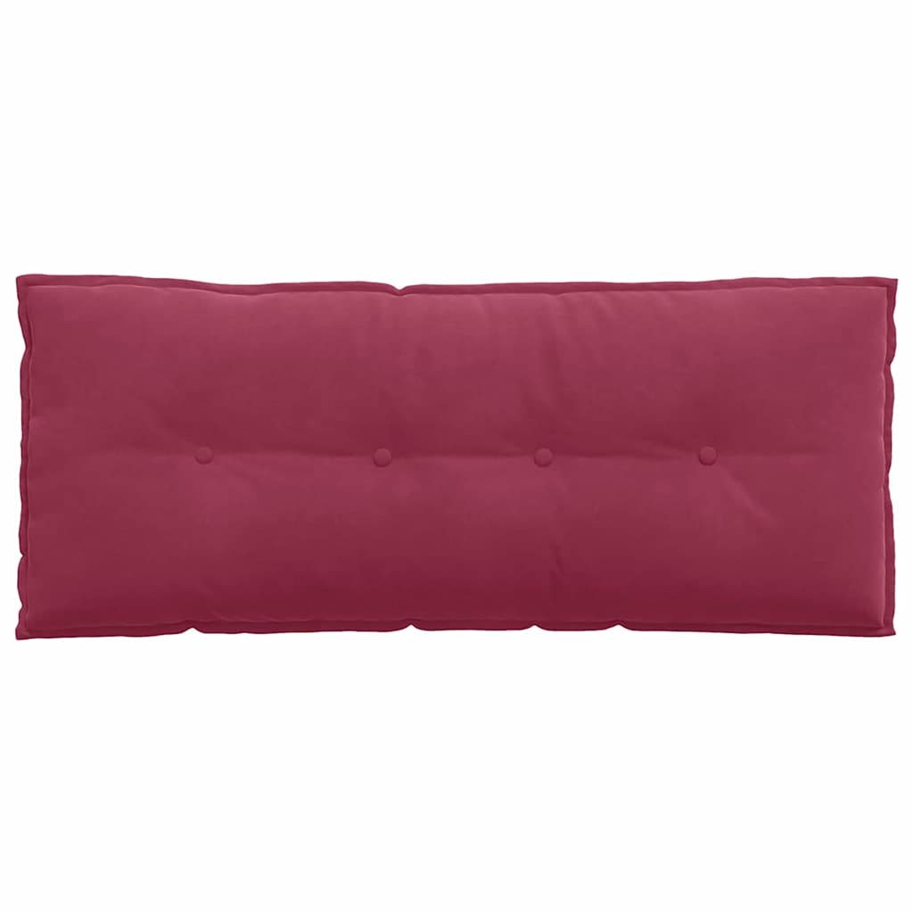 Rückenkissen Weinrot 120 x 50 cm Cordstoff