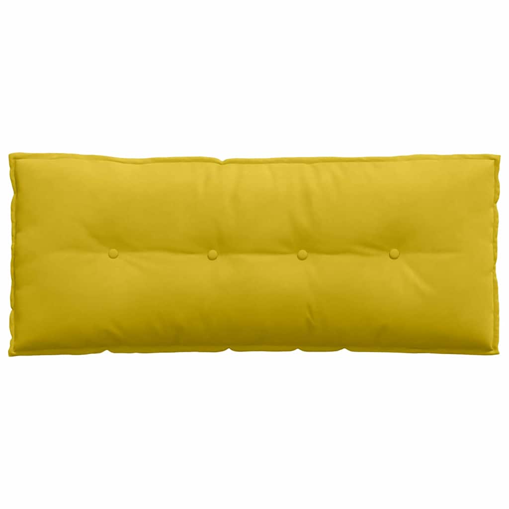 Rückenkissen Gelb 120 x 50 cm Cordstoff