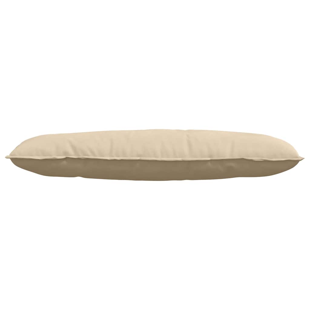 Rückenkissen Creme 120 x 50 cm Mikrofaserstoff