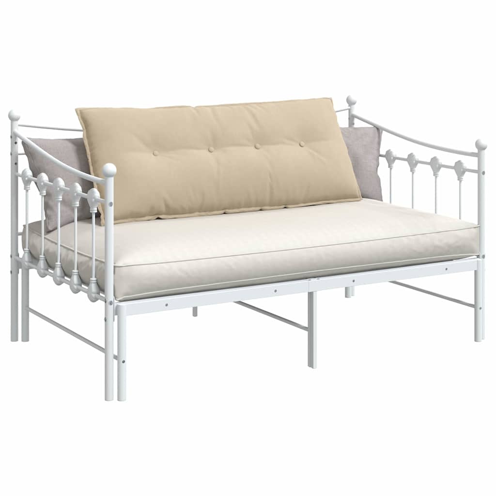 Rückenkissen Creme 120 x 50 cm Mikrofaserstoff