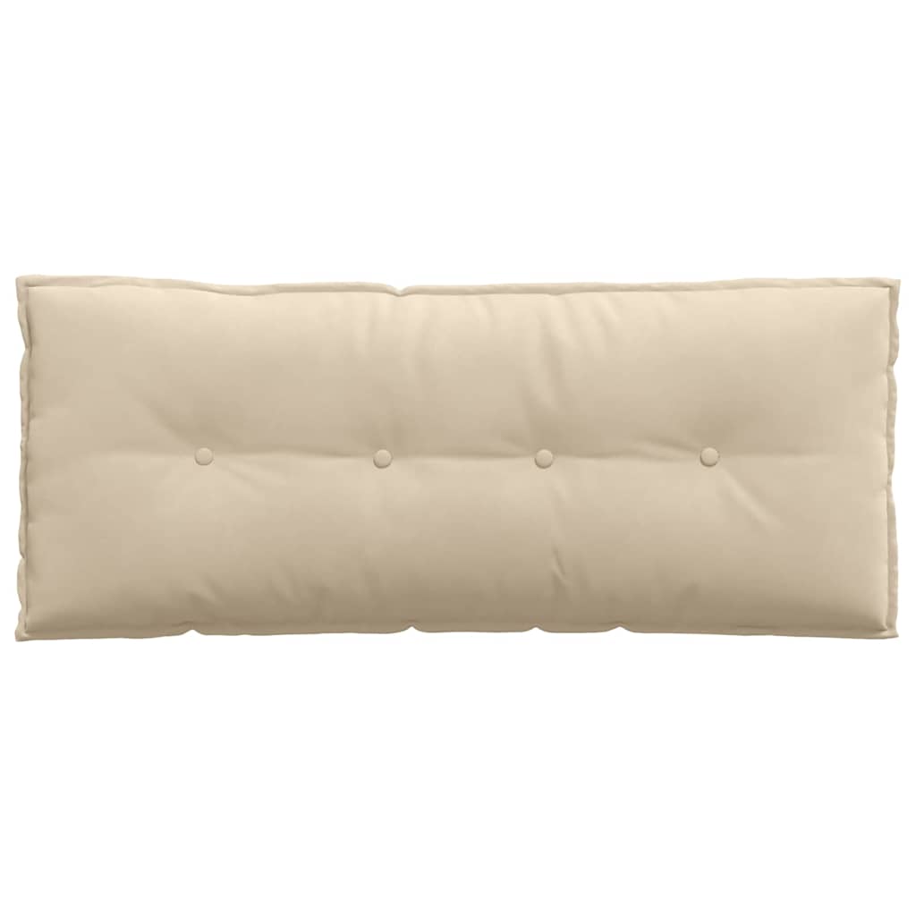 Rückenkissen Creme 120 x 50 cm Mikrofaserstoff
