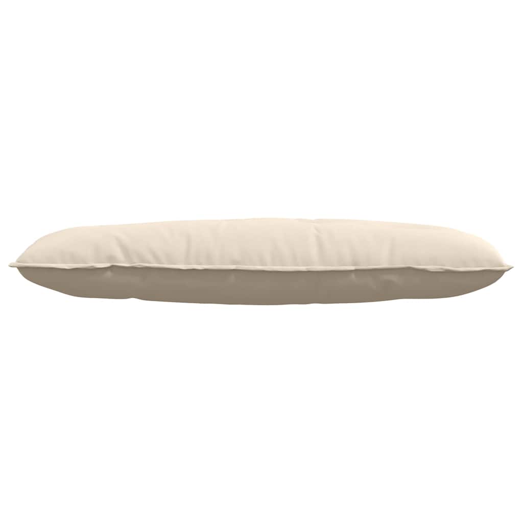 Rückenkissen Beige 120 x 50 cm Mikrofaserstoff