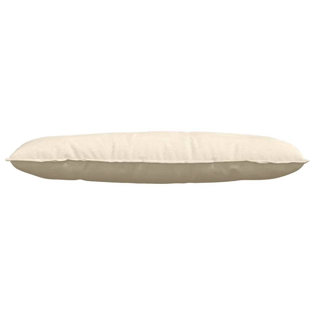 Rückenkissen Creme 120 x 50 cm Cordstoff