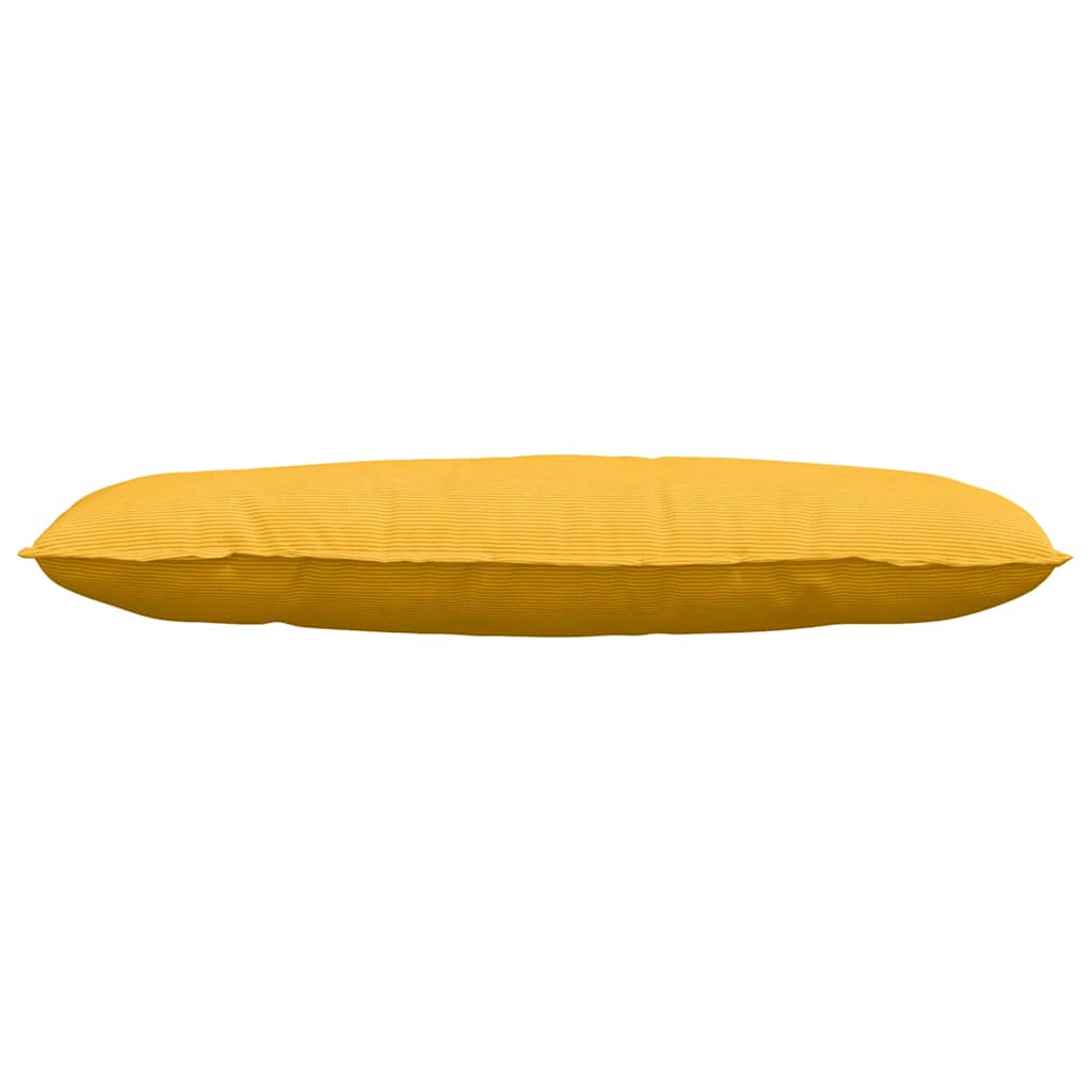 Rückenkissen Helles Gelb 120 x 50 cm Cordstoff