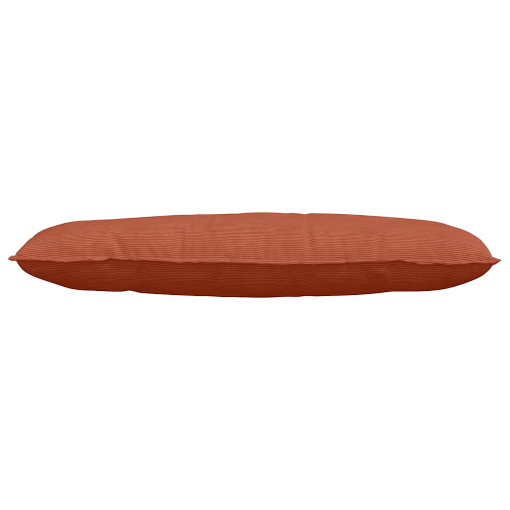 Rückenkissen Rot-Orange 120 x 50 cm Cordstoff