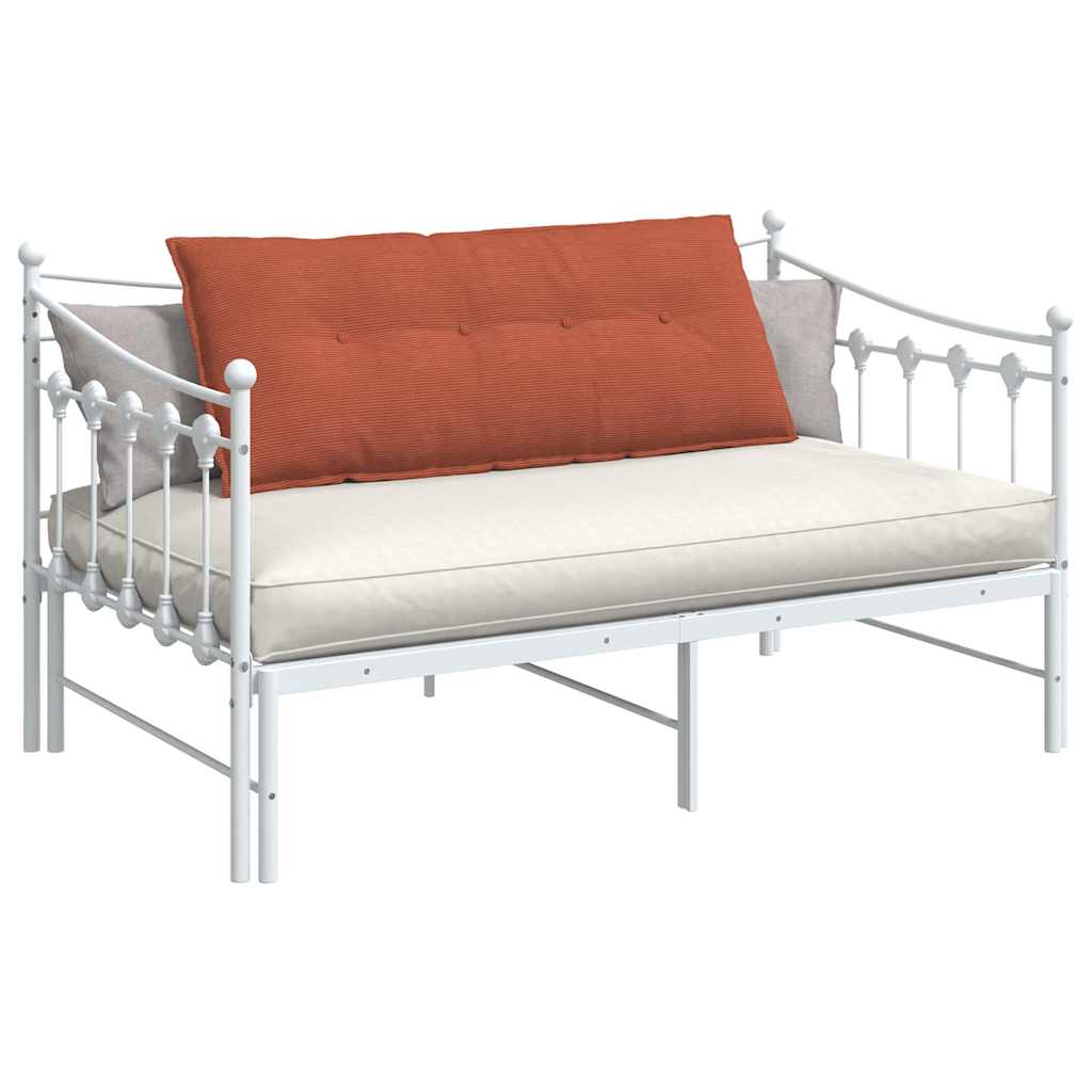Rückenkissen Rot-Orange 120 x 50 cm Cordstoff