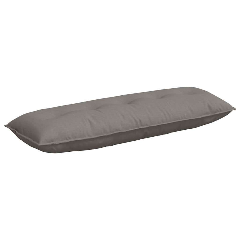 Rückenkissen Taupe 140 x 19 x 50 cm Stoff