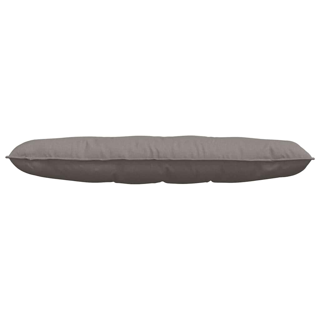 Rückenkissen Taupe 140 x 19 x 50 cm Stoff