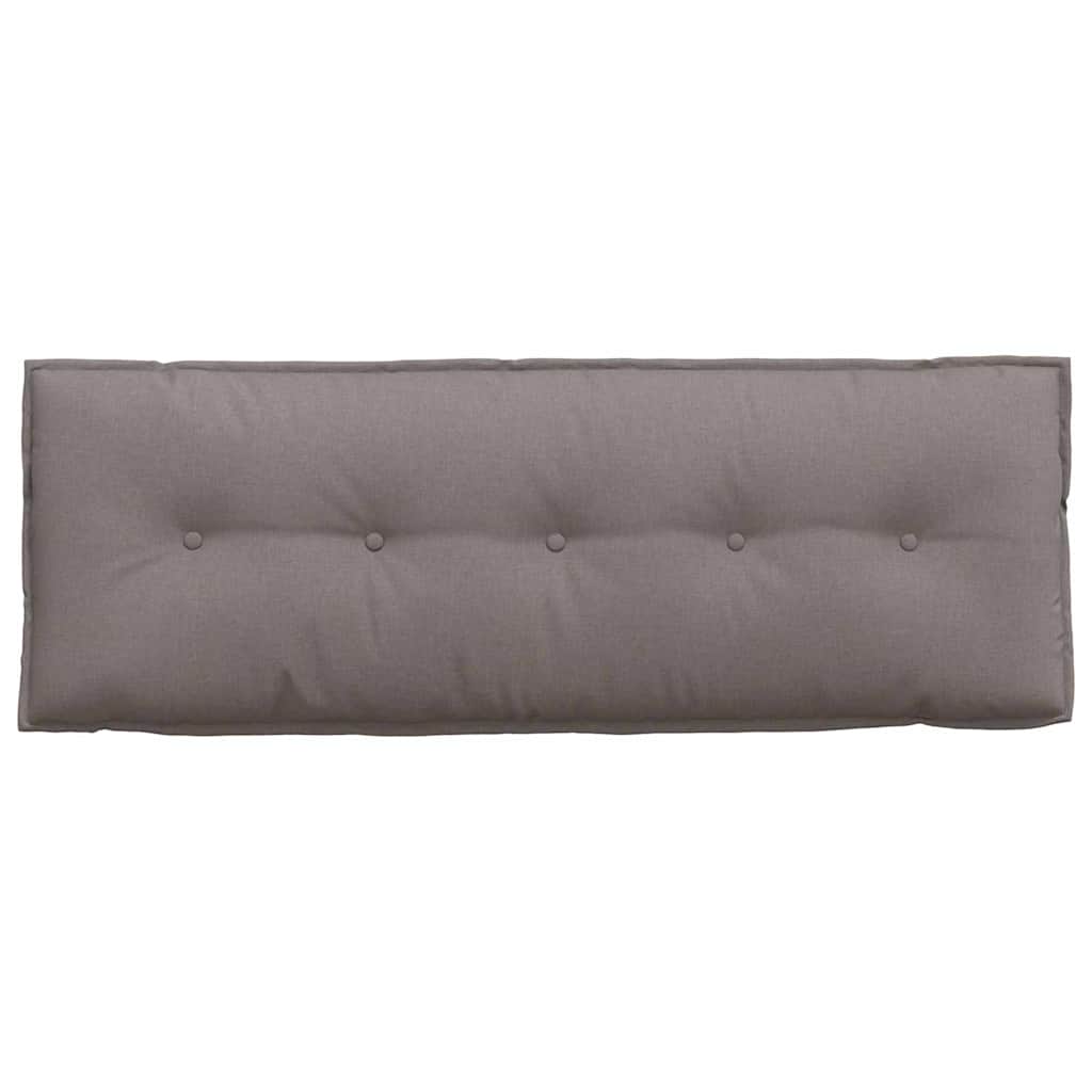 Rückenkissen Taupe 140 x 19 x 50 cm Stoff