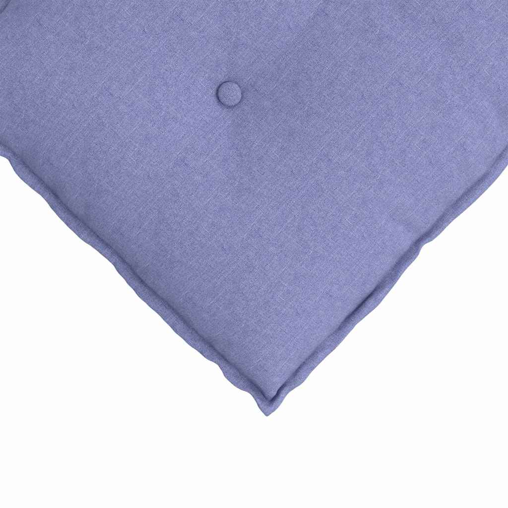 Rückenkissen Jeans blau 140 x 19 x 50 cm Stoff