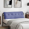 Rückenkissen Jeans blau 140 x 19 x 50 cm Stoff