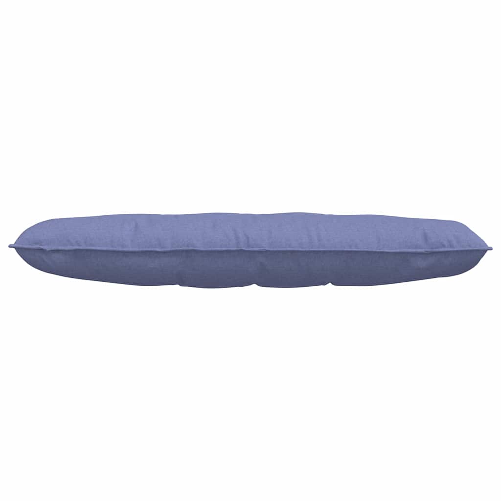 Rückenkissen Jeans blau 140 x 19 x 50 cm Stoff