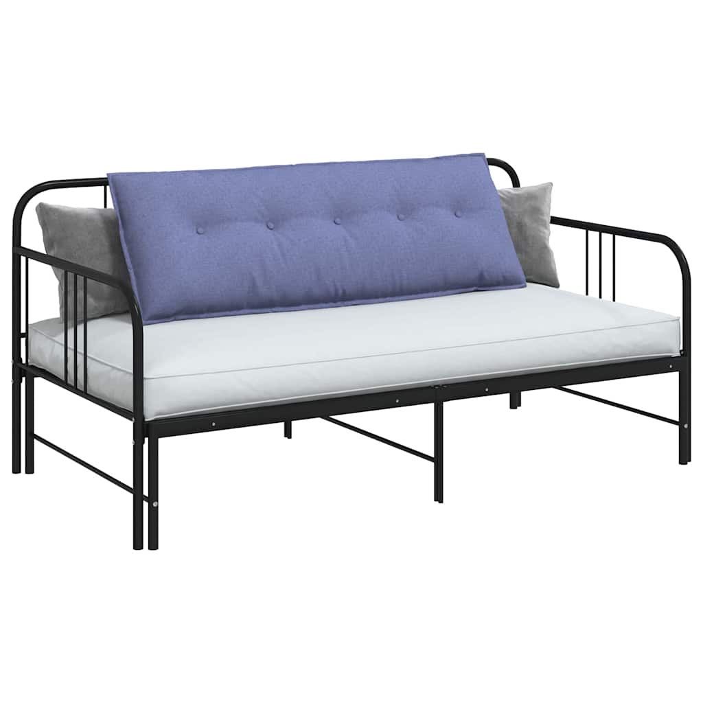 Rückenkissen Jeans blau 140 x 19 x 50 cm Stoff