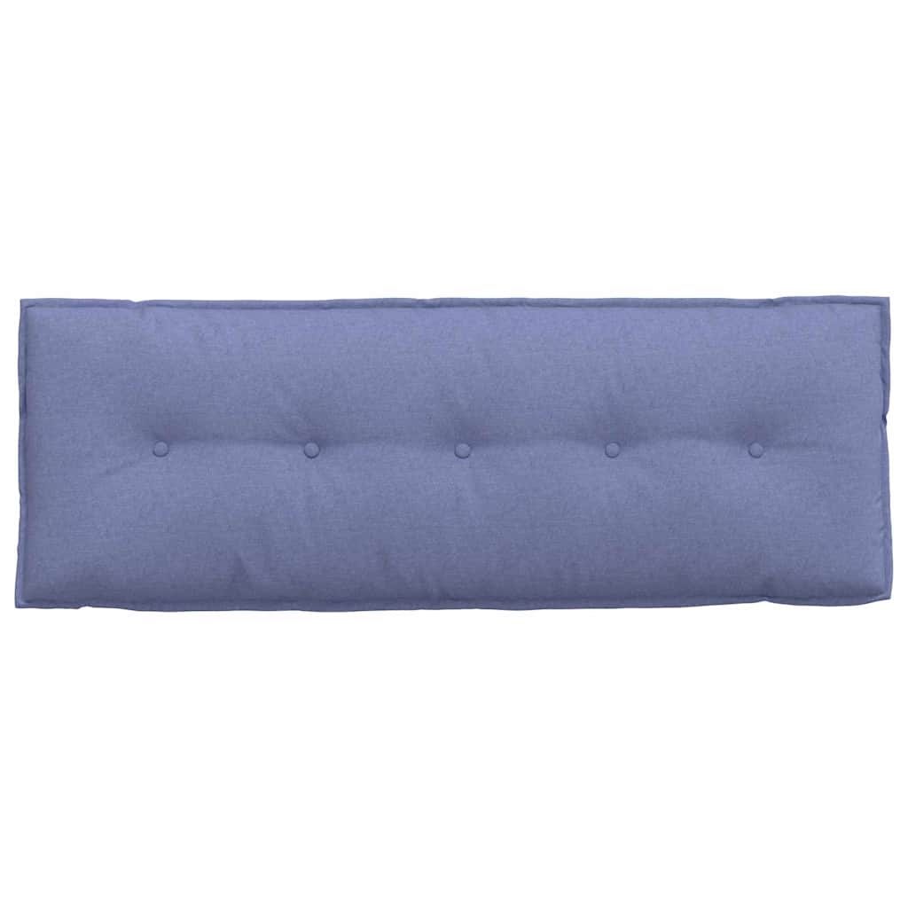 Rückenkissen Jeans blau 140 x 19 x 50 cm Stoff
