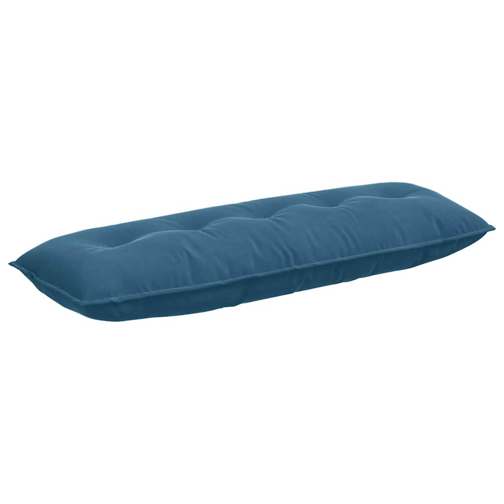 Rückenkissen Blau 140 x 50 cm Cordstoff