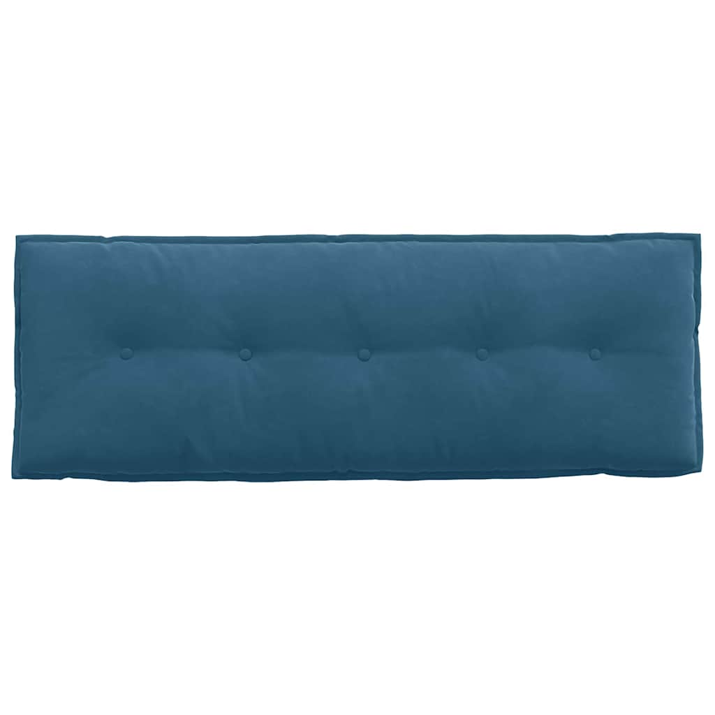Rückenkissen Blau 140 x 50 cm Cordstoff